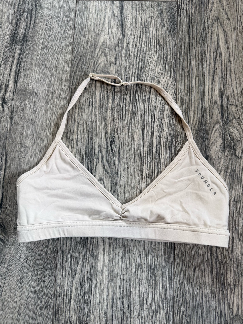 YoungLA Light Beige Halter Bralette